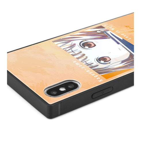 『かぐや様は告らせたい?~天才たちの恋愛頭脳戦~』伊井野ミコ Ani-Art スクエア強化ガラスiPhoneケース